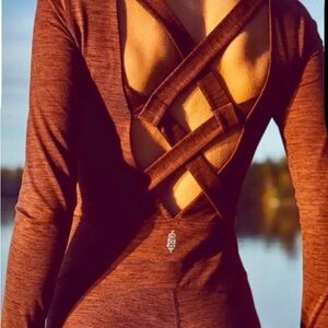 FP Movement Brown Wrap-Style Jumpsuit